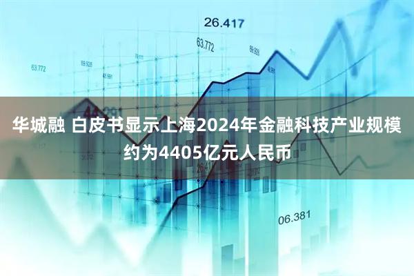 华城融 白皮书显示上海2024年金融科技产业规模约为4405亿元人民币